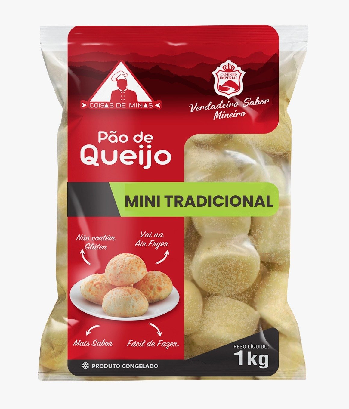 Pão de queijo Mini Tradicional Coisas de Minas 1kg