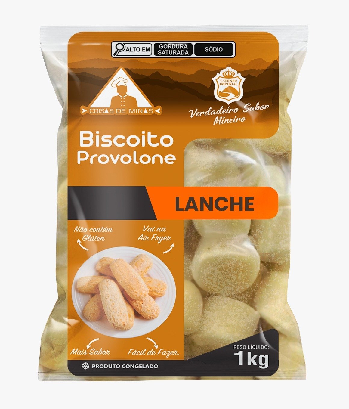 Biscoito Provolone Lanche Coisas de Minas 1kg